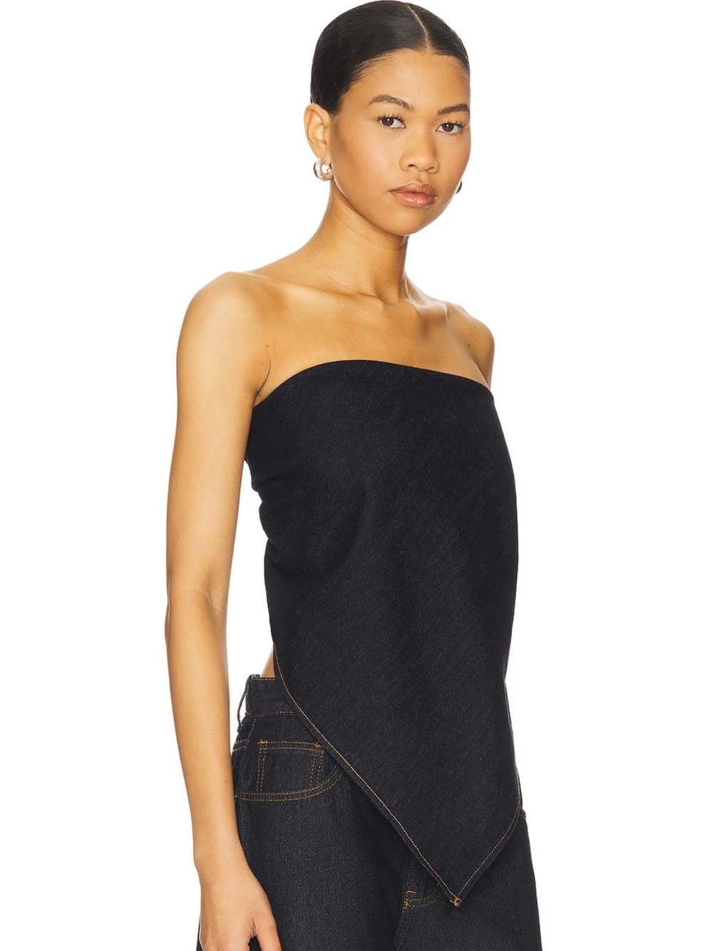 LIONESS New York Bandana Top in Indigo - Picture 2 of 4